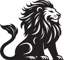 lion head silhouette