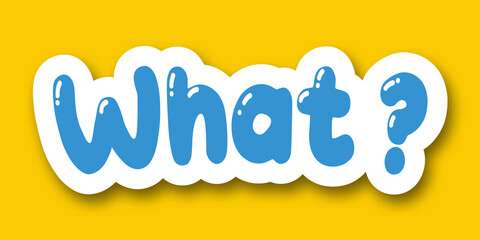 what label in yellow background