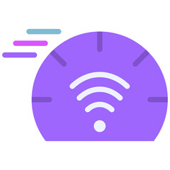 internet speed flat icon