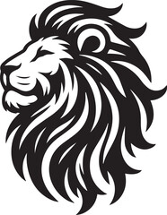 lion head silhouette