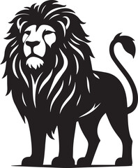 lion head silhouette