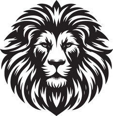 lion head silhouette