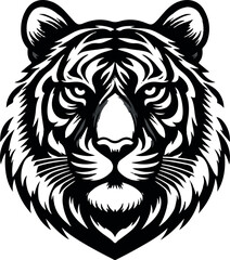 white tiger head