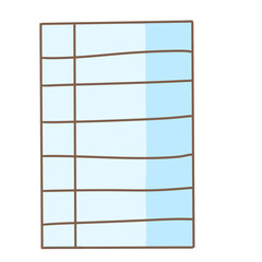 The faint blue lines provide a subtle framework for organized writing and thought 