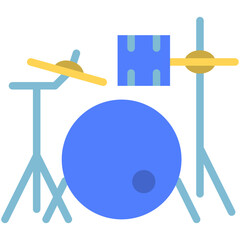 drum flat icon