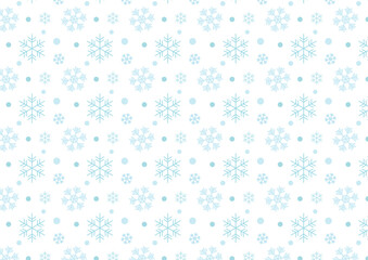 雪の結晶の背景イラスト