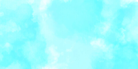 abstract watercolor  cloudy summer day space 
 blue heaven grunge wall and wallpaper background