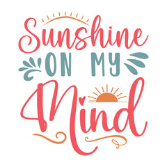 Summer Beach Vector Illustration set, summer svg