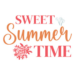 Summer Beach Vector Illustration set, summer svg