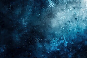 grungy black and blue gradient background shining bright light empty space for text