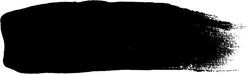 brush stroke isolated on white background