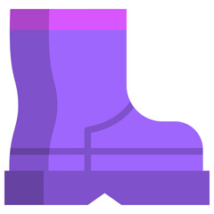 boots flat icon