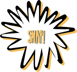 Comic doodle bomb explosion, boom cartoon clouds. Bang effect, dynamite TNT explosive. Crash, bang pop spiral sparks. Vector illustration 