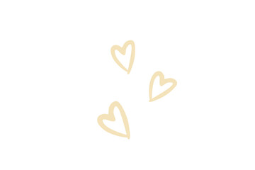golden, Heart, valentine, love
