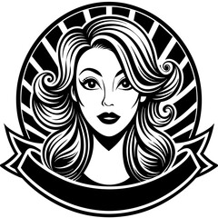 logo for a beauty salon vector illustration