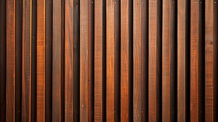 Photo of a brown vertical wood background, texture or splash screen.