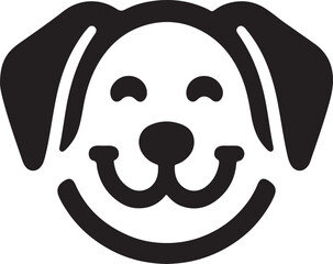 Dog Head Silhouette Vector