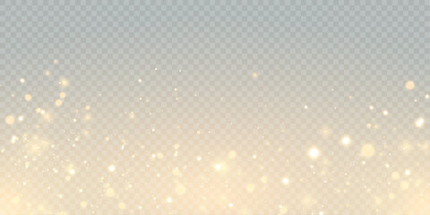 Background bokeh effect of translucent highlights on a transparent background. Vector 10 EPS
