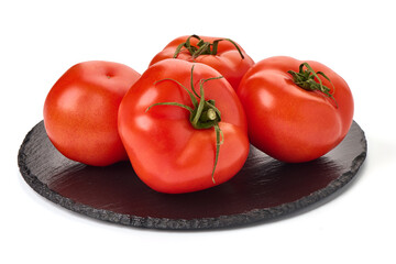 Tomatoes isolated on white background