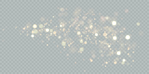 Background bokeh effect of translucent highlights on a transparent background. Vector 10 EPS