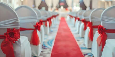 Empty banner on event registration page centered professional photo copy space selective focus. Concept Event Registration, Banner, Professional Photo, Copy Space, Selective Focus