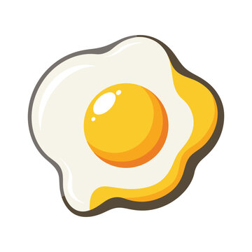 recommend clip art: Egg icons vector, flat, and color style. Egg, sunny side up, omelet