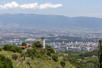 Beautiful and colorful landscape of Skopje surroundings