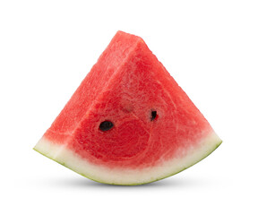 slice watermelon isolated on transparent png