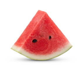 slice watermelon isolated on transparent png