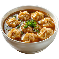 [Transparent Background PNG]Bowl of Wonton Soup