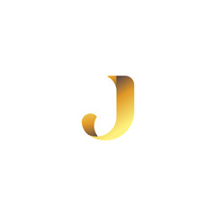 Naklejka premium Letter J Logo Design - Logo Design Template 