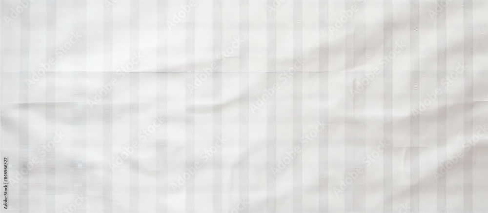 Aufkleber Background of textured checkered white paper sheet with a striped design. with copy space image. Place for adding text or design