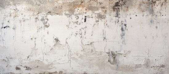 Fototapeta premium Black fire hydrant stands next to a white-painted wall in an urban setting. with copy space image. Place for adding text or design