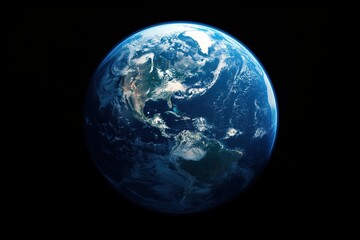 Earth in space.