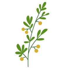 Greenery Tropical Leaf Plant, Decorative Element Design 