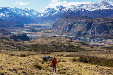 Fototapeta premium Hike in Patagonia