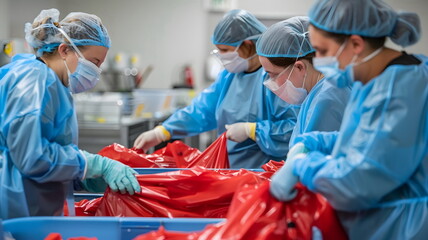 Medical Team Sterilization Hospital Safety Procedures