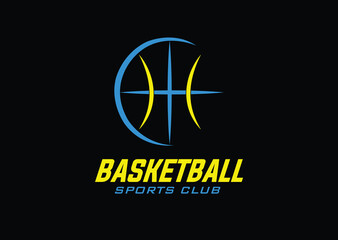 Basketball logo vector graphic for any business especially for sport team, club, community.