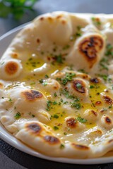 A close-up shot of a plate of food on a table, perfect for editorial or advertising use