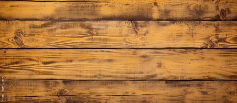 Poster weathered wooden wall showing intricate details and texture with a rich brown hue. with copy space i