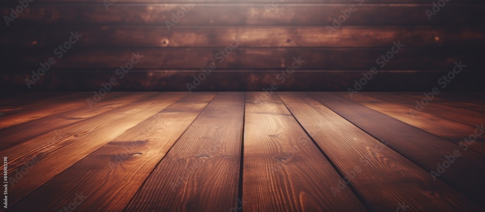Poster warm sunlight streams through a window onto a wooden floor, highlighting its natural textures. with 