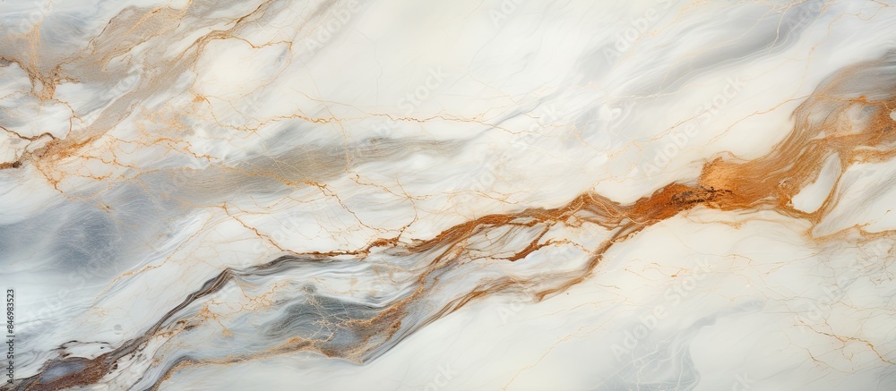 Poster A natural marble texture background, perfect for home decoration and tiling surfaces. with copy space image. Place for adding text or design