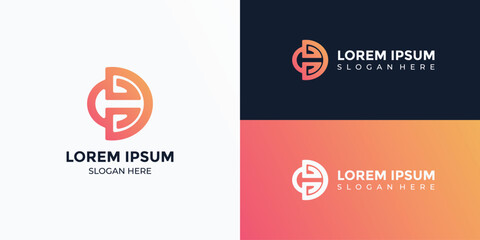 CD Monogram Letter logo icon design