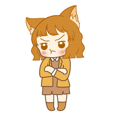 Asian cute female student