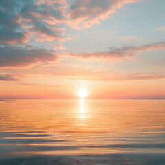 Obraz premium Beautiful seascape at sunset.