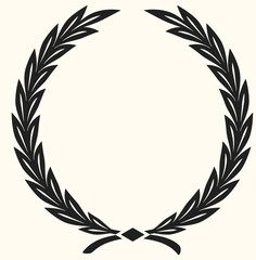 Obraz premium Lorbeerkranz - Pokal - Sieg - Gewinner 