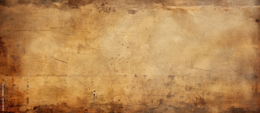 Aufkleber An antique document showing signs of aging and damage, particularly with a burned border. with copy space image. Place for adding text or design