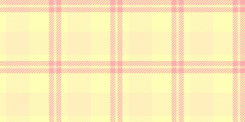 Valentines vector tartan pattern, silk background check fabric. Menu textile texture seamless plaid in light and red colors.