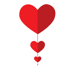  open heart and love icon