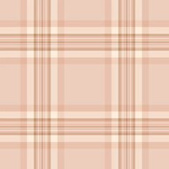 Textile plaid vector of seamless tartan fabric with a texture check pattern background.